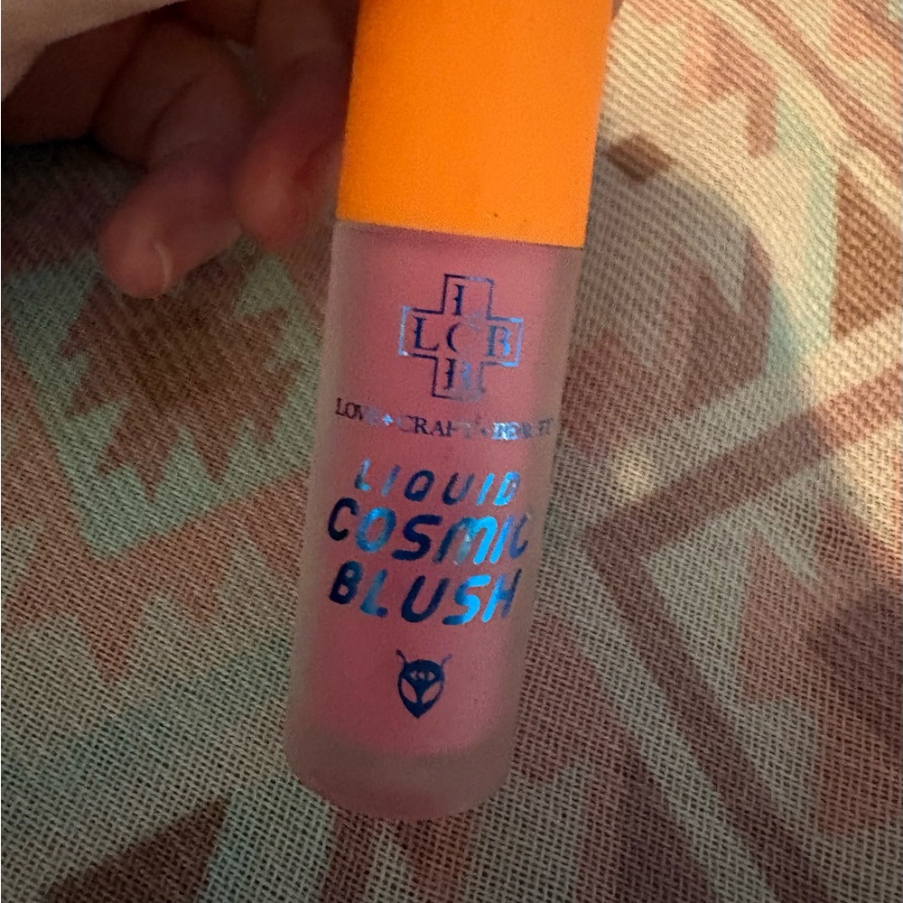 Love+craft+beauty Liquid Cosmic Blush in shade mercury moves
